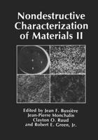 Nondestructive Characterization of Materials II