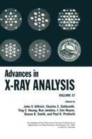 Advances in X-Ray Analysis. Vol.37
