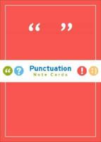Punctuation Note Cards