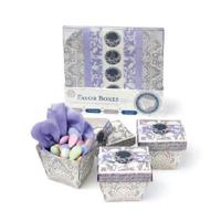 Silver and Wedgwood Favor Boxes