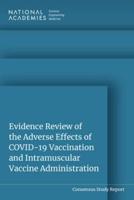 Evidence Review of the Adverse Effects of Covid-19 Vaccination and Intramuscular Vaccine Administration