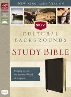 NKJV, Cultural Backgrounds Study Bible, Leathersoft, Brown, Red Letter Edition