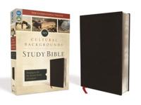 NIV, Cultural Backgrounds Study Bible, Bonded Leather, Black