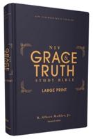 Niv, the Grace and Truth Study Bible (Trustworthy and Practical Insights), Large Print, Hardcover, Red Letter, Comfort Print