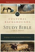 NIV, Cultural Backgrounds Study Bible, Large Print, Hardcover, Red Letter Edition