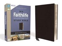 NIV, Faithlife Illustrated Study Bible, Bonded Leather, Black, Indexed