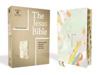 The Jesus Bible Artist Edition, ESV, (With Thumb Tabs to Help Locate the Books of the Bible), Leathersoft, Multi-color/Teal, Thumb Indexed