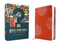 Niv, Quest Study Bible for Teens, Leathersoft, Coral, Comfort Print