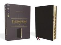Nasb, Thompson Chain-Reference Bible, Genuine Leather, Calfskin, Black, 1995 Text, Red Letter, Thumb Indexed, Comfort Print