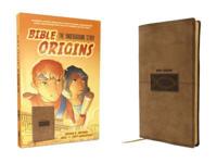 Bible Origins (New Testament + Graphic Novel Origin Stories), Deluxe Edition, Leathersoft, Tan