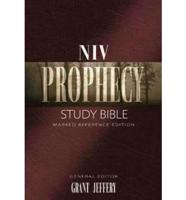 Niv Prophecy Study Bible Bonded Leather, Black