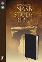 NASB, Zondervan NASB Study Bible, Bonded Leather, Black, Thumb Indexed