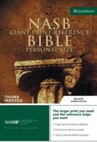Giant Print Reference Bible-NASB-Personal Size