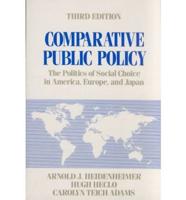 Comparative Public Policy