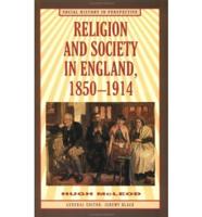 Religion and Society in England, 1850-1914