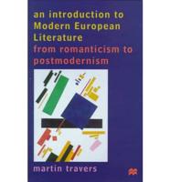 An Introduction to Modern European Literature