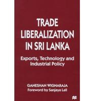 Trade Liberalization in Sri Lanka