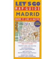 Let's Go Map Guide Madrid