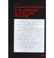 D.H. Lawrence in Italy and England