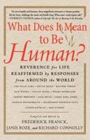 What Does It Mean to Be Human?