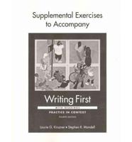 Writing First Supplemental Exercises