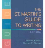 St. Martin's Guide to Writing