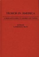 Humor in America: A Research Guide to Genres and Topics
