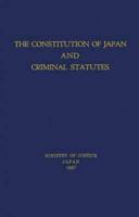 The Constitution of Japan and Criminal Statutes