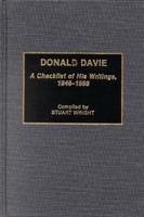 Donald Davie: A Checklist of His Writings, 1946-1988