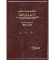 Cases and Materials on Family Law
