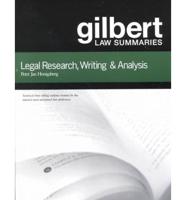 Gilbert Law Summ Leg Rsch E9