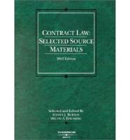Contract Law Selected Mats 03