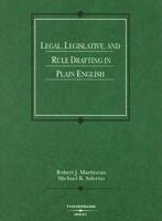 Legal, Legislative, and Rule Drafting in Plain English