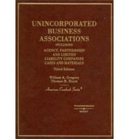 Unincorporated Business Associations Including Agency, Partnership, and Limited Liability Companies