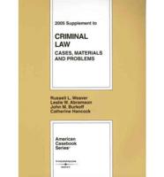 Criminal Law 2005