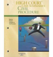 High Court Case Summaries Civil Procedure