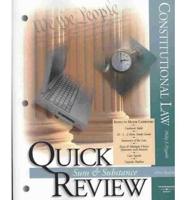 Sum & Substance Quick Review on Constitutional Law