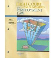 High Court Case Summaries. Employment Law