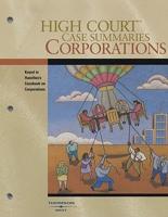 Corporations: Keyed to Hamilton and Macey&#39;s Casebook on Corporations, 10th Edition
