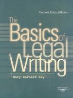 The Basics of Legal Writing