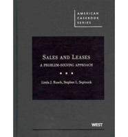 Sales and Leases