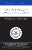 How to Manage a Law School Library