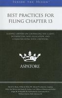 Best Practices for Filing Chapter 13