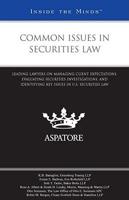 Common Issues in Securities Law
