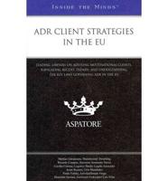 ADR Client Strategies in the EU