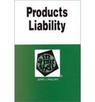 Products Liability in a Nutshell