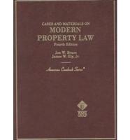 Cases and Materials on Modern Property Law