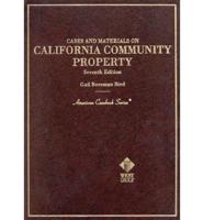 Cases and Materials on California Community Property