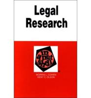 Legal Research in a Nutshell