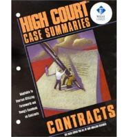 High Court Case Summaries on Contracts Farnsworth